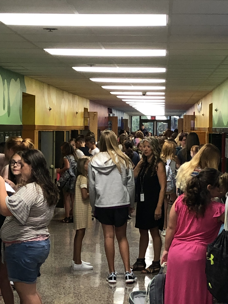 Students in hallway 